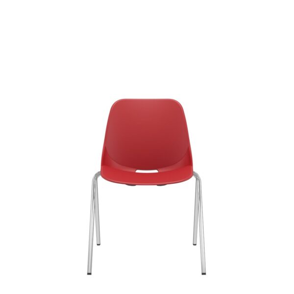 Cadeira Quick Diálogo Fixa 4 Pés Empilhável - Imagem 4