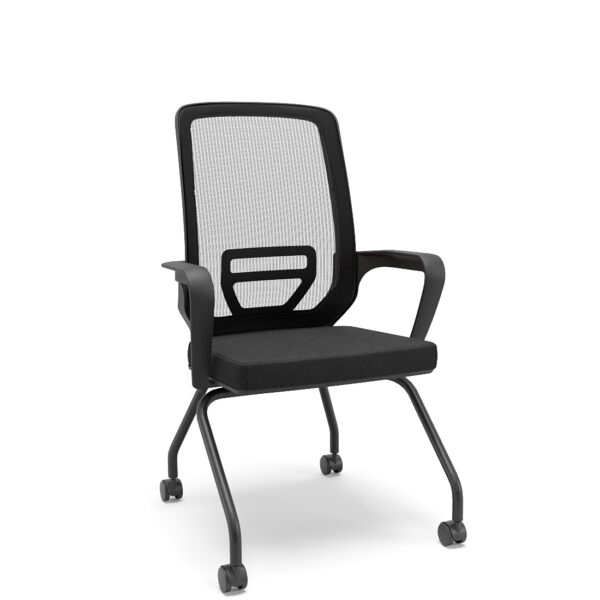 Cadeira Adrix Aproximação 4 Pés com Rodízio - Imagem 1