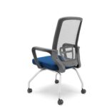 Cadeira Adrix Aproximação 4 Pés com Rodízio Grafite - Imagem 9