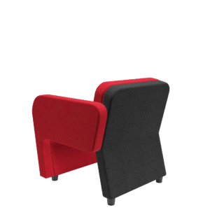 Akia-Sofa-com-01-Braco-revest.-frontal-vermelho-latera