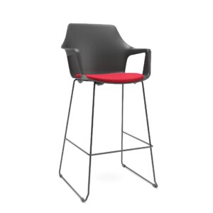 Vesper-Banqueta-Alta-Trapezoidal-vermelho-frent