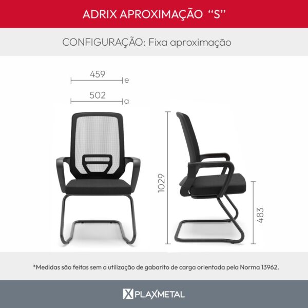 Cadeira Adrix Aproximação S - Imagem 10