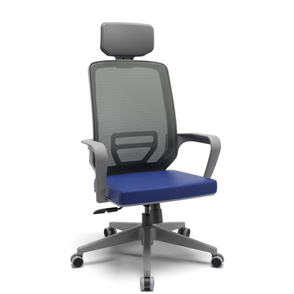 Cadeira Adrix Presidente Grafite - Imagem 1