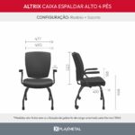 Cadeira Altrix 4 Pés Espaldar Alto - Imagem 10