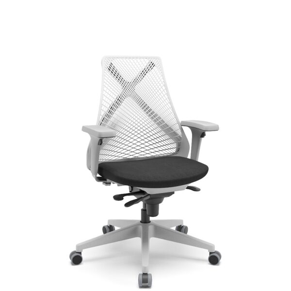 Cadeira Bix X+ Cinza Presidente - Imagem 1