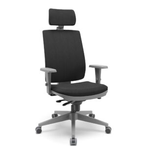 Cadeira Brizza Presidente Soft Grafite
