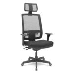 Brizza Presidente Tela Com Apoio De Cabeça e Back System Crepe