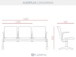 Cadeira Audiplax Longarina - Imagem 10