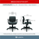 Cadeira Brizza Executiva Soft - Imagem 10