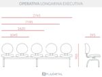 Cadeira Operativa Longarina Executiva - Imagem 10