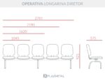 Cadeira Operativa Longarina Diretor - Imagem 10