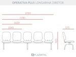 Cadeira Operativa Plus Longarina Diretor - Imagem 10