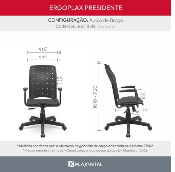 Presidente Ergoplax + com Relax - Imagem 10