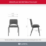 Cadeira Ergoplax Secretária Fixa - Imagem 7