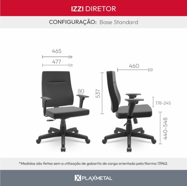 Cadeira Izzi Diretor - Imagem 10