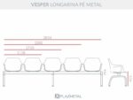 Cadeira Vesper Longarina - Imagem 10