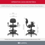 Cadeira Operativa Caixa Secretária - Imagem 10