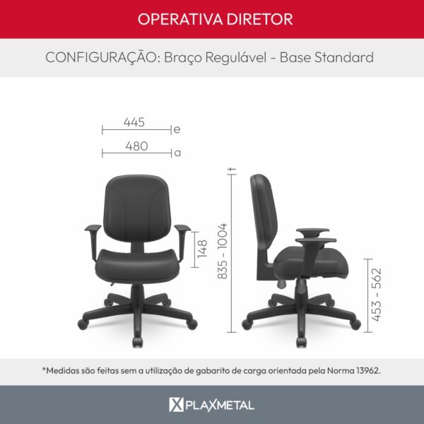 Cadeira Operativa Diretor - Imagem 10