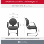 Cadeira Operativa Executiva Aproximação S - Imagem 10