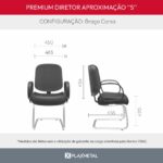Cadeira Premium Diretor Aproximação S - Imagem 10