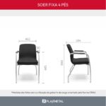 Cadeira Soer Fixa 4 Pés - Imagem 10