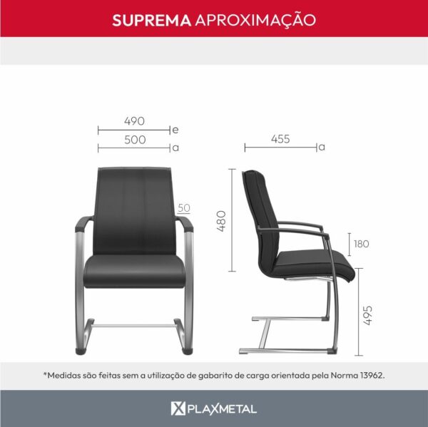 Cadeira Suprema Diretor Aproximação S - Imagem 7