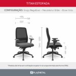 Cadeira Titan Estofada - Imagem 11