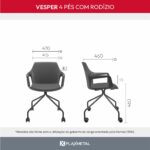Cadeira Vesper Giratória Diálogo - Imagem 9