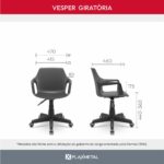 Cadeira Vesper Giratória Operacional - Imagem 10