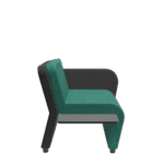 Akia Sofá com Braço e Mesa Lateral Baixa